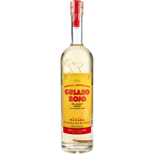 MEZCAL ROJO GUSANO              - 70 CL